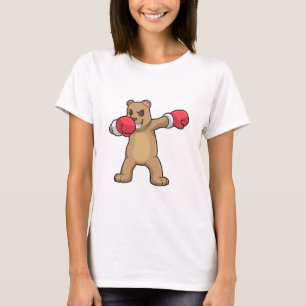 Bear as Boxer at Boxing & Hip Hop Dance Dab T-Shirt