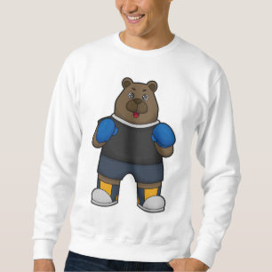 Bear as Boxer with Boxing gloves Sweatshirt