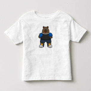 Bear as Boxer with Boxing gloves Toddler T-Shirt