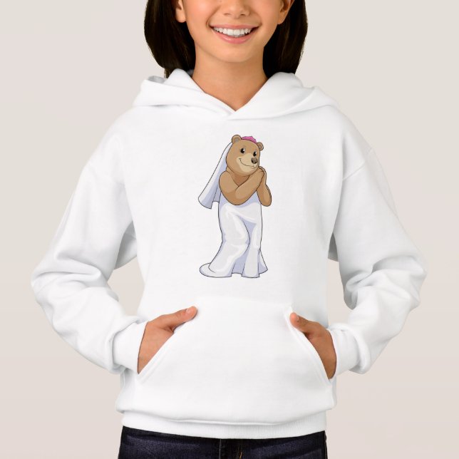 Bear as Bride with Veil (Front)