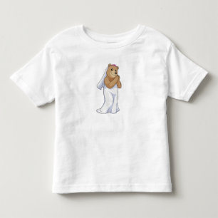 Bear as Bride with Veil Toddler T-Shirt