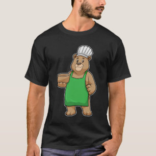 Bear as Cook with Cooking apron & Bowl T-Shirt