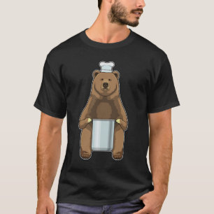 Bear as Cook with Cooking pot T-Shirt