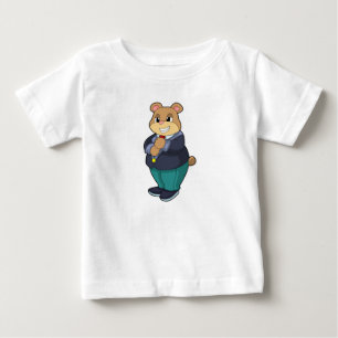 Bear as Groom with Suit Baby T-Shirt