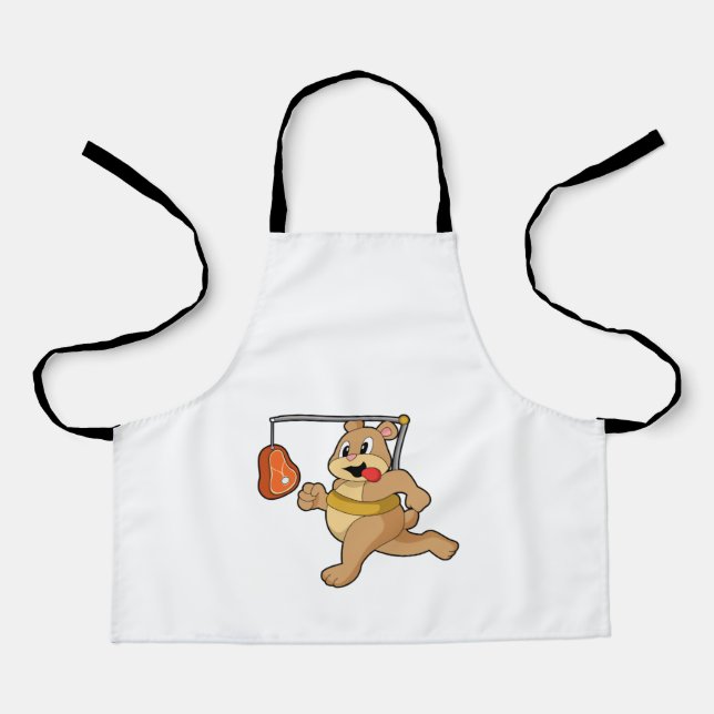 Bear as Runner Apron (Front)