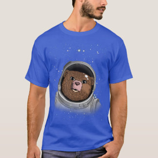 Bear Astronaut Space Astronomy Kids Astronaut Bear T-Shirt