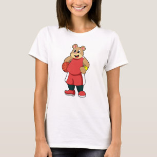 Bear at Basketball Sports T-Shirt