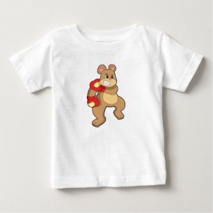 Bear at Boxing with Boxing gloves Baby T-Shirt