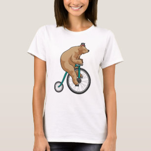 Bear at Circus with Bicycle T-Shirt
