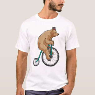 Bear at Circus with Bicycle T-Shirt