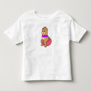 Bear at Fitness with Exercise ball.PNG Toddler T-Shirt
