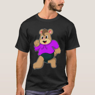 Bear at Running T-Shirt