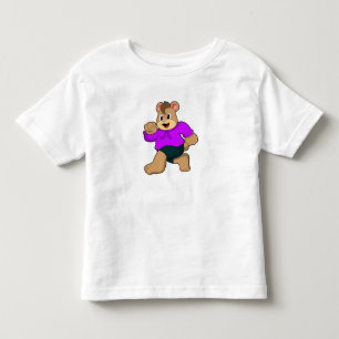 Bear at Running Toddler T-Shirt