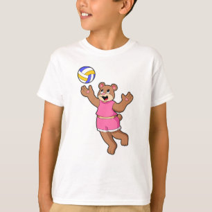 Bear at Volleyball Sports T-Shirt