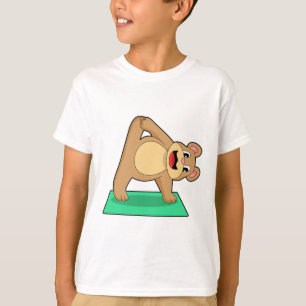 Bear at Yoga Fitness T-Shirt