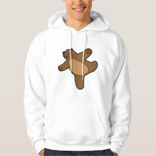 Bear at Yoga Stretching exercise Hoodie