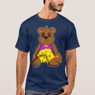 Bear at Yoga with Legs crossed T-Shirt