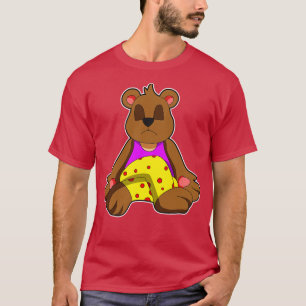 Bear at Yoga with Legs crossed T-Shirt