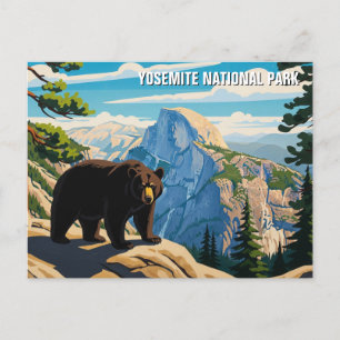 Bear at Yosemite National Park  Postcard