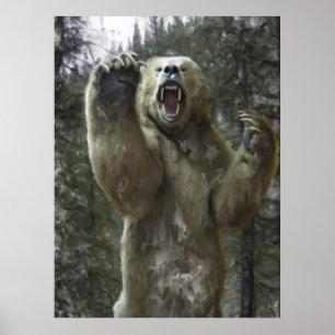 BEAR ATTACK on the TRAIL Poster