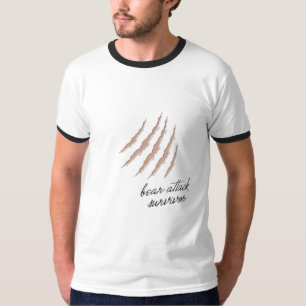 Bear Attack Survivor Scraches light skin T-Shirt