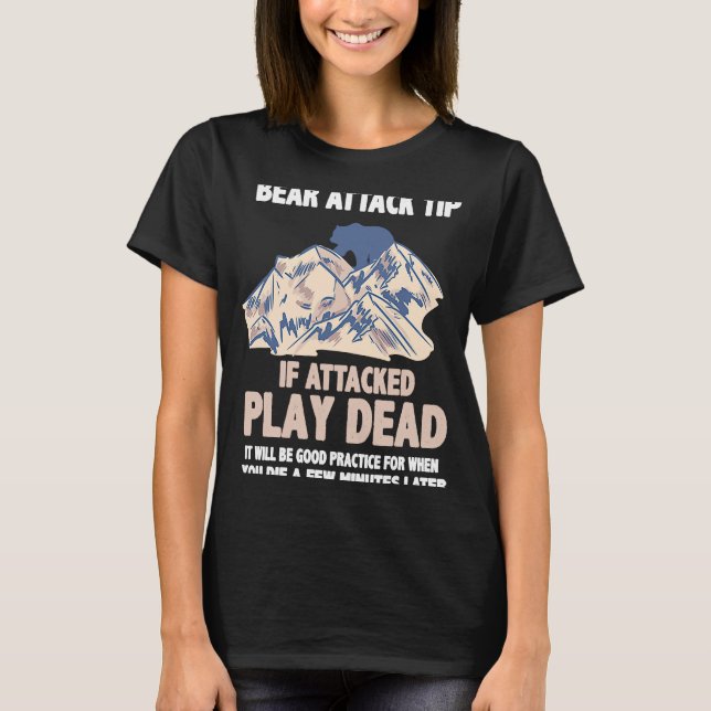 Bear Attack Tip T-Shirt (Front)