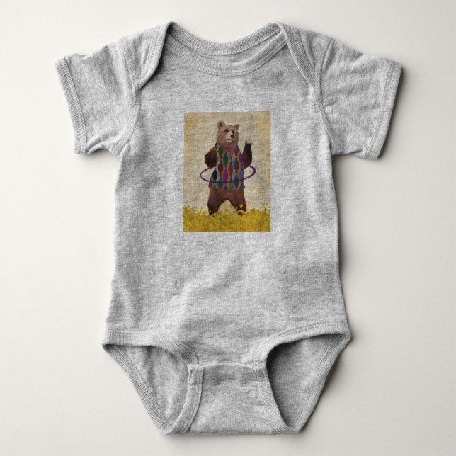 Bear Baby One-piece Bodysuit (Front)