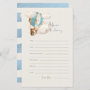 Bear Baby Shower Game - Advice for the Mummy