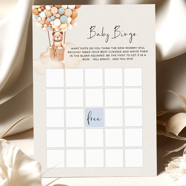 Bear Baby Shower Game - BINGO (Creator Uploaded)