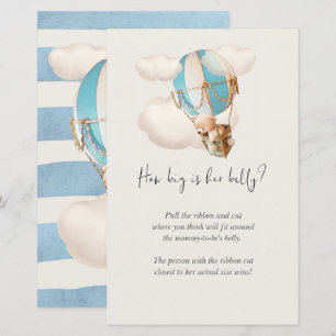 Bear Baby Shower Game - How Big Is Her Belly?