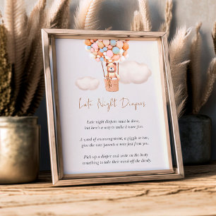 Bear Baby Shower Game - Late Night Diapers