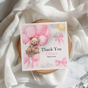 Bear Baby Shower Napkin