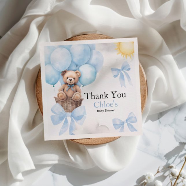 Bear Baby Shower  Napkin (Creator Uploaded)