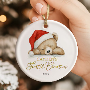Bear Baby's First Christmas Ornament