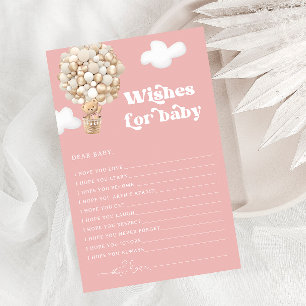 Bear Balloons Bearly Wait Wishes for Baby Game