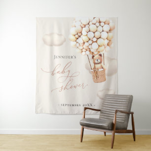 Bear Balloons Gender Neutral Tapestry