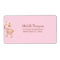 Bear Balloons Watercolor Pink  Label