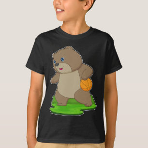 Bear Basketball player Basketball T-Shirt