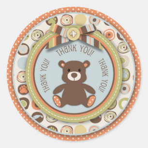 Bear Bear Boy TY Sticker