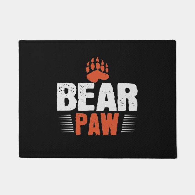 Bear - Bear Paw Doormat (Front)