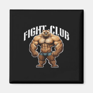 Bear Beast Muscles Boxing Workout Gym Mma Fight Cl Magnet