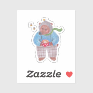 Bear, bees and cappuccino