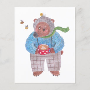Bear, bees and cappuccino