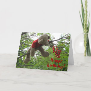 Bear Berries, Happy Birthday! Card