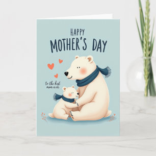 Bear Best Mum Ever Day Card