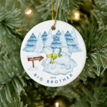 Bear Big Brother Christmas Ornament