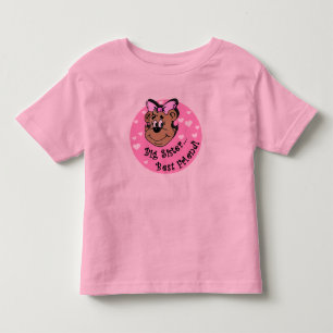 Bear Big Sister Best Friend Toddler T-Shirt