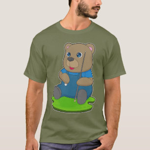 Bear Billiard Queue T-Shirt