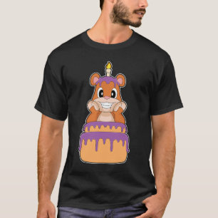 Bear Birthday Cake T-Shirt