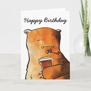 Bear Birthday Card